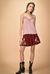 Top lingerie con bordo in pizzo