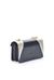 Mini Love Bag Chevron in pelle laminata
