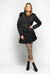 Long duvet coat in technical satin