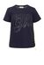 T-shirt in jersey con stampa strass