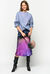 Metallic-effect pullover