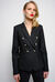 Giacca blazer in lana stretch
