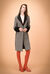 Cappotto patchwork con inserti di faux fur