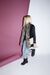 Gilet in faux fur effetto patchwork