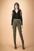 Cardigan in lana con frange e dettaglio lurex