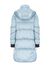 Long duvet coat in technical satin