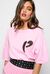 Cotton jersey T-shirt with rhinestones and glitter