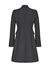 Cappotto con bottone gioiello