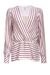 Blouse with regimental print