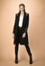 Cappotto in panno con alamari