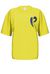 Cotton jersey T-shirt with rhinestones and glitter