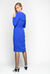 Belted midi dress