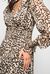 Animal polka dot pattern jacquard dress