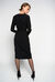 Belted midi dress