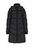 Long duvet coat in technical satin