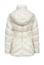 Glossy duvet coat with belt