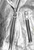 Gilet stile chiodo in pelle metallizzata