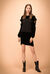 Felpa in cotone con cut-out