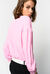 Blouse with sash collar