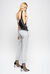 Pantaloni joggers in tecno piquet lurex