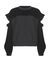 Felpa in cotone con cut-out