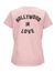T-shirt lettering in jersey di cotone