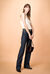 Jeans bootcut a vita alta
