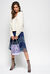 Pullover con cappuccio in puro cachemire