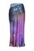 Skirt with nebula print
