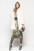 Mongolian sheep faux fur coat