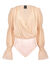 Silk crepe de chine bodysuit blouse