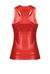 Tank top in viscosa a coste laminata
