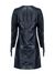 Leather-look dress with fringe