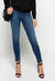 Skinny cropped jeans in stretch denim
