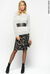 Jewel print skirt