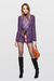 Giacca fantasia check in lana stretch
