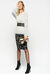Jewel print skirt