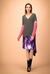 Maglia a V punto pannocchia con cut-out