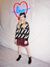Tartan pattern skirt