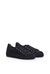 Sneakers flatform di velluto