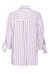 Oversized regimental stripe twill shirt