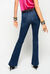 Flare jeans in two-way stretch denim