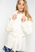Glossy duvet coat with belt