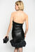 Vestido efecto piel