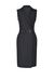 Belted pinstripe dress
