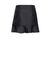 Leather-look skirt with rhinestones