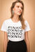 T-shirt in jersey vintage multi logo
