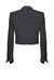 Spencer jacket in lana tecnica bistretch e paillettes