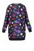 Dress in neon print fleece