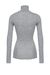 Maglia a collo alto in lana a costine